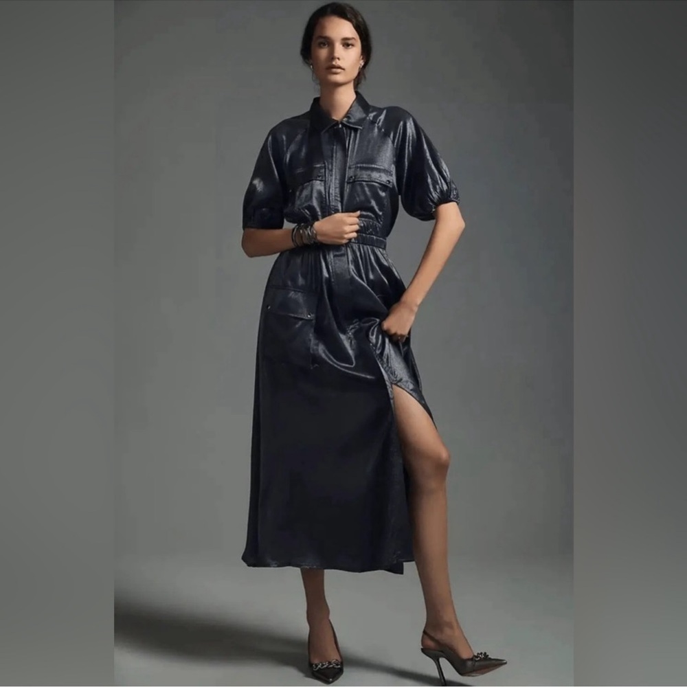 Anthropolgie Samant Chauhan Utility Shirt Dress